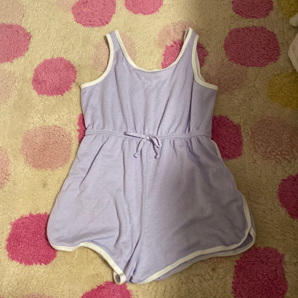 Purple romper, size large girls